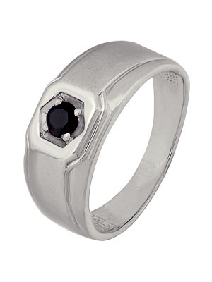 Купить оптом кольцо из серебра с сапфиром 1R504426 от Krasnoe