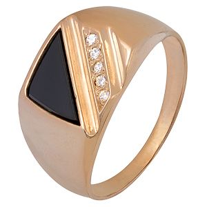 Купить оптом кольцо из серебра с фианитом 1F02061 от Krasnoe