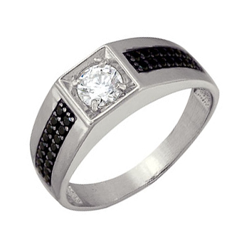 Купить оптом кольцо из серебра с фианитом и шпинелью 3897005084л от Krasnoe