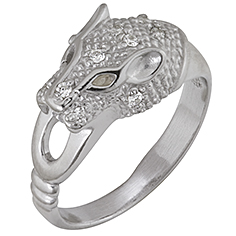 Купить оптом кольцо из серебра с фианитами 3207002277 от Krasnoe