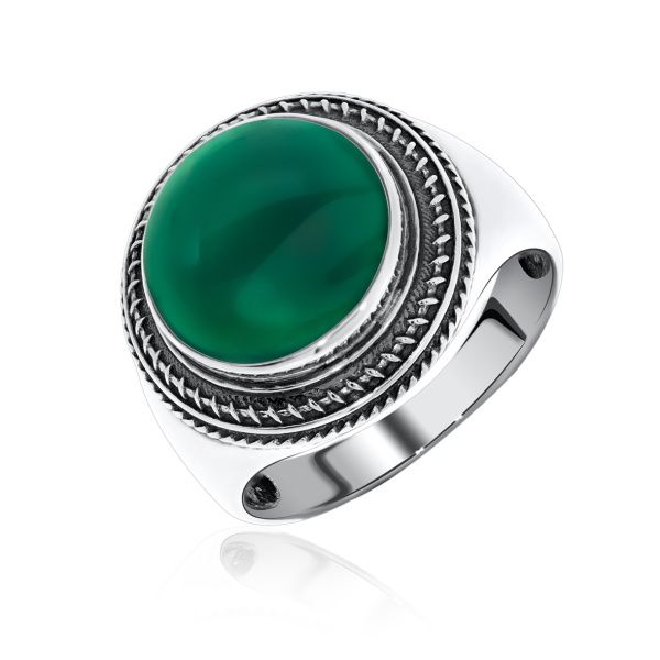 Купить оптом кольцо из серебра с агатом 1310390954-60 от Krasnoe