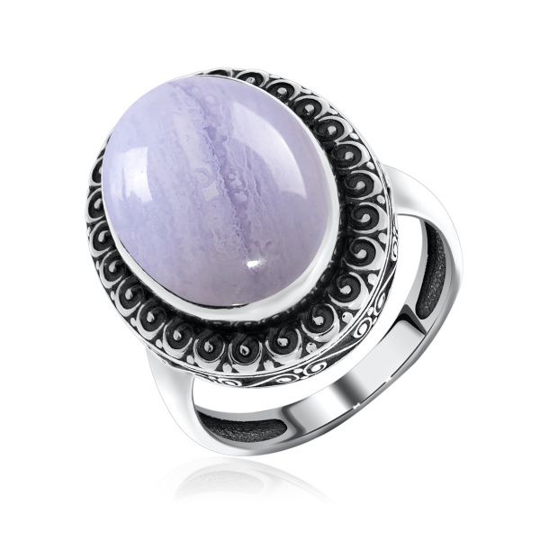 Купить оптом кольцо из серебра с агатом 1310390956-84 от Krasnoe