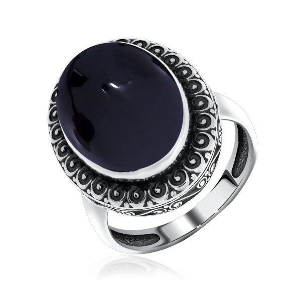 Купить оптом кольцо из серебра с агатом 1310390956-20 от Krasnoe