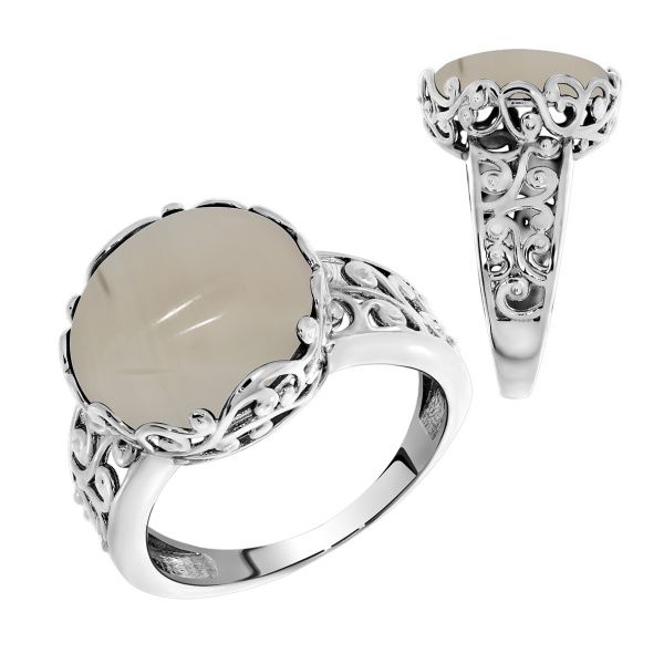 Купить оптом кольцо из серебра с агатом 1310390934-21 от Krasnoe