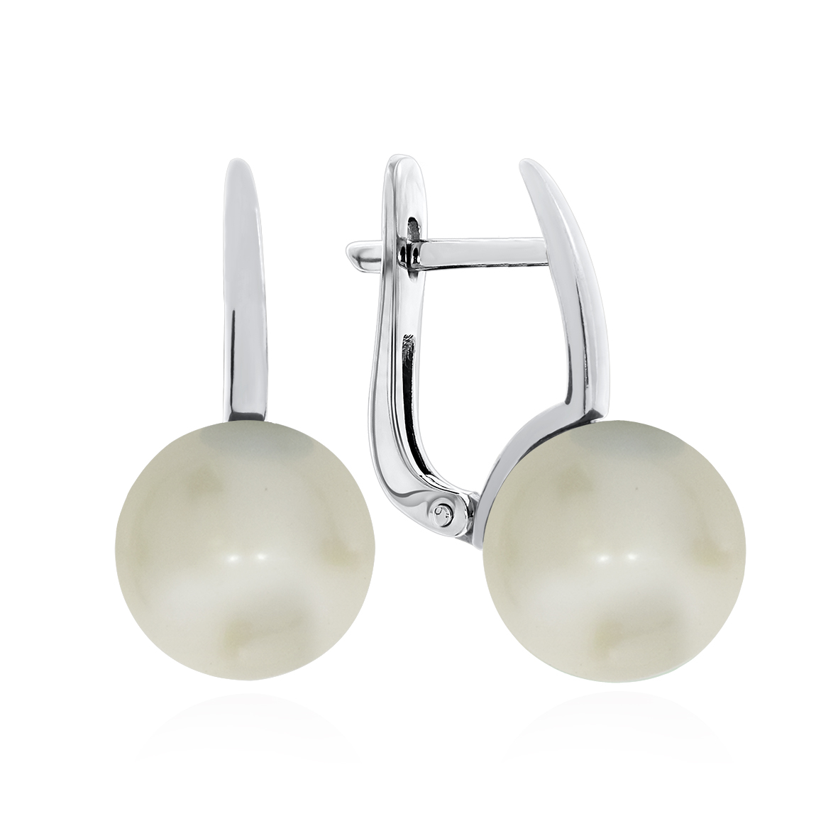 Купить оптом серьги из серебра с жемчугами 2340241557-1 от Krasnoe