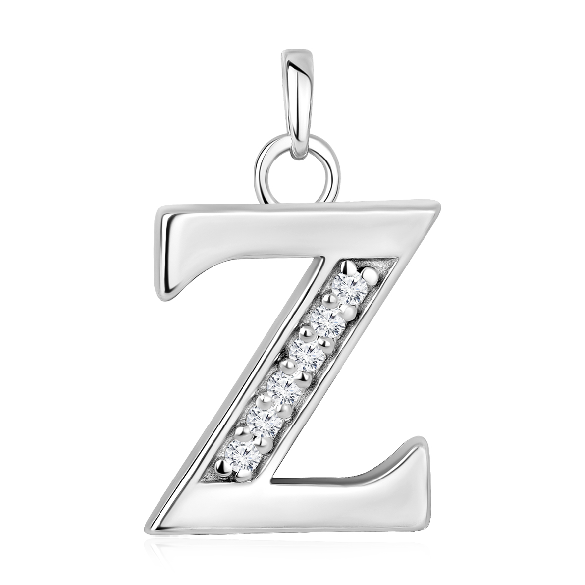 Купить оптом подвеска из серебра с фианитами 3340205863л от Krasnoe