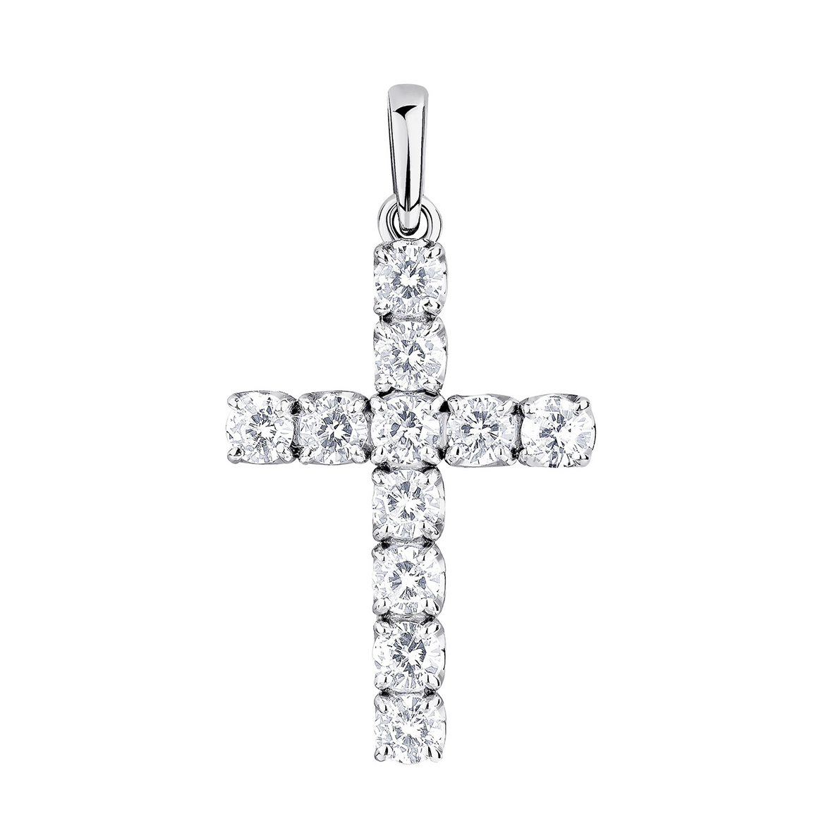 Купить оптом подвеска из серебра с фианитами 3340204678 от Krasnoe