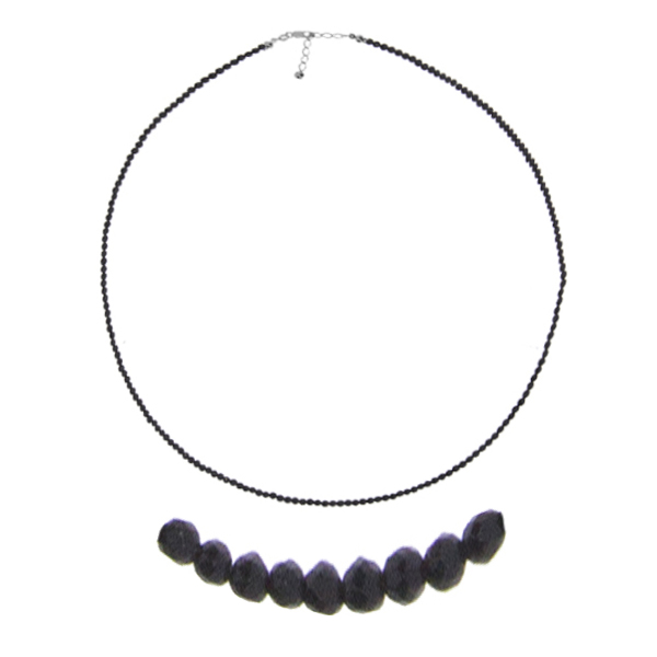 Купить оптом бусы из серебра с агатами 8340396023-45 от Krasnoe