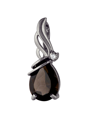 Купить оптом подвеска из серебра с топазом 3797033311 от Krasnoe