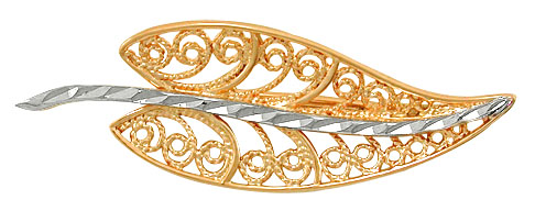 Купить оптом брошь из серебра без вставок 3402821261 от Krasnoe