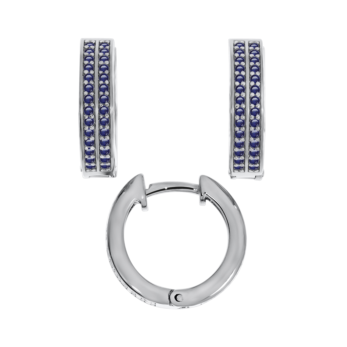 Купить оптом серьги из серебра с фианитами и ситаллами 2340871274л от Krasnoe