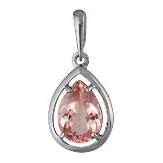 Купить оптом подвеска из серебра с кварцем 3707033513-36 от Krasnoe