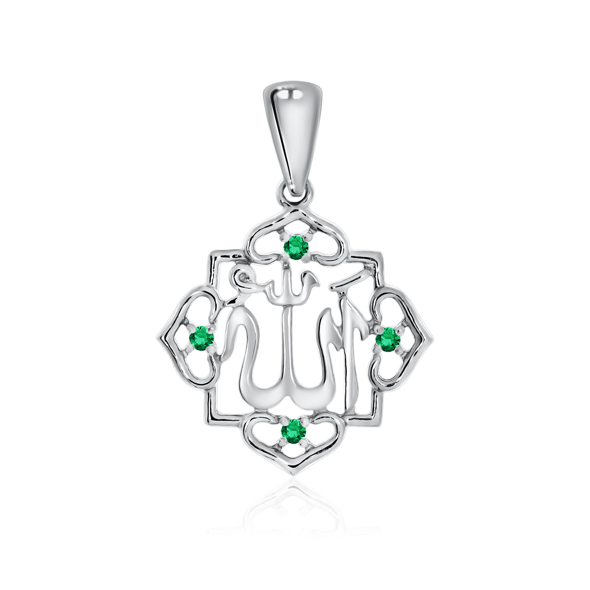 Купить оптом подвеска из серебра с фианитами 3340200357-6 от Krasnoe