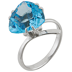 Купить оптом кольцо из серебра с фианитом 3077001413 от Krasnoe
