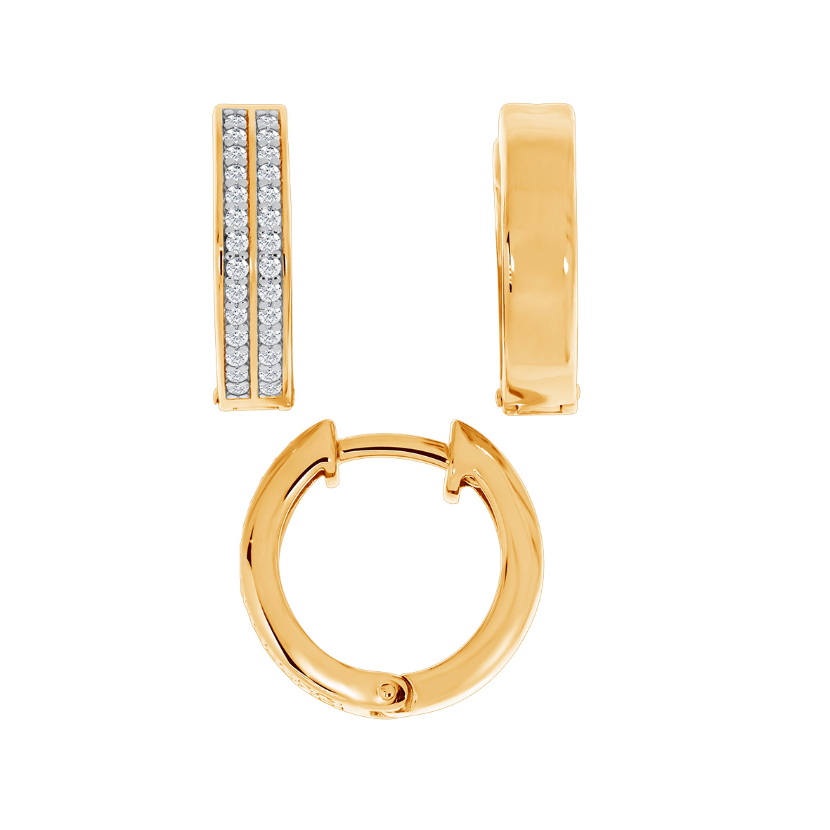 Купить оптом серьги из серебра с фианитами 2329201286л от Krasnoe