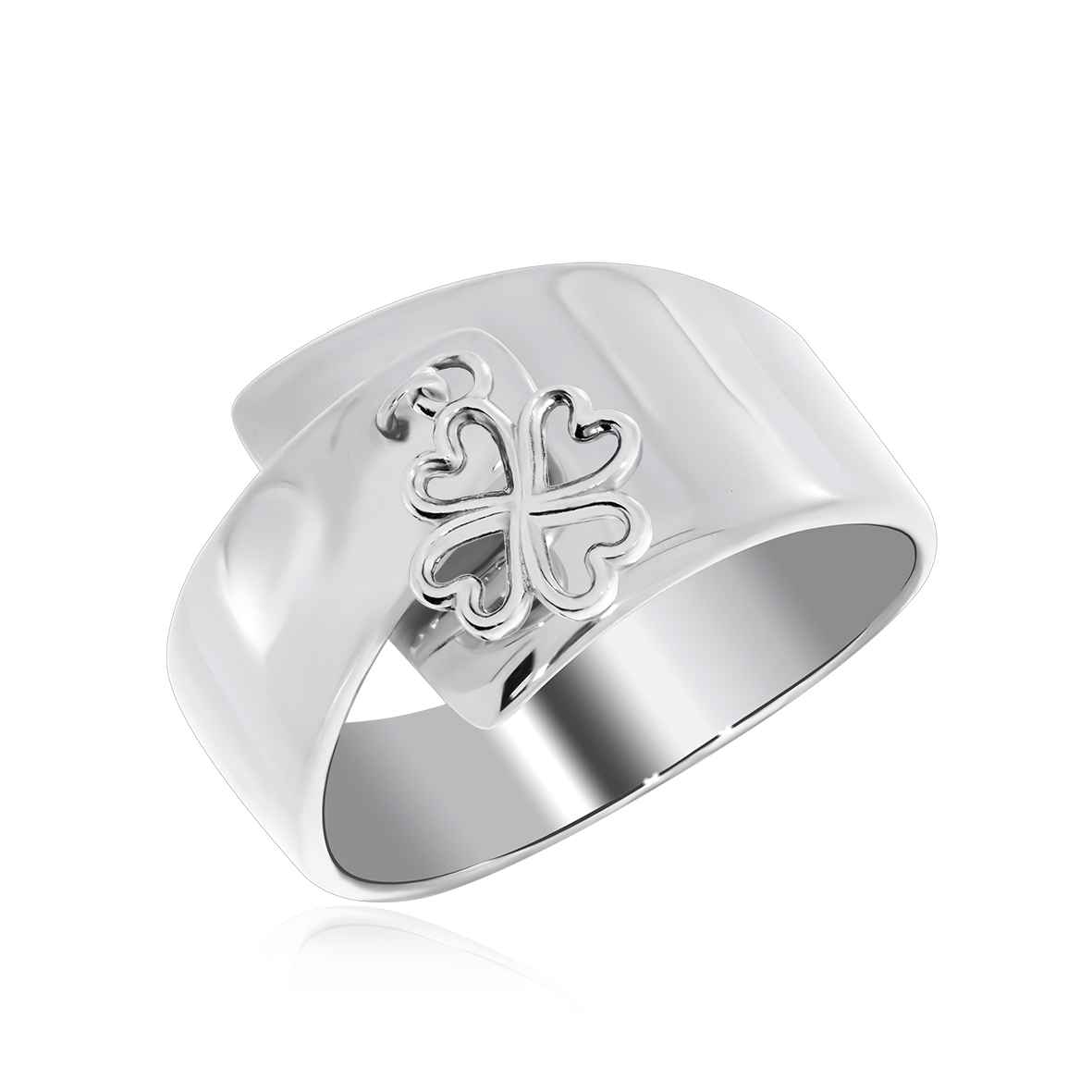 Купить оптом кольцо из серебра без вставок 1340401732-3 от Krasnoe