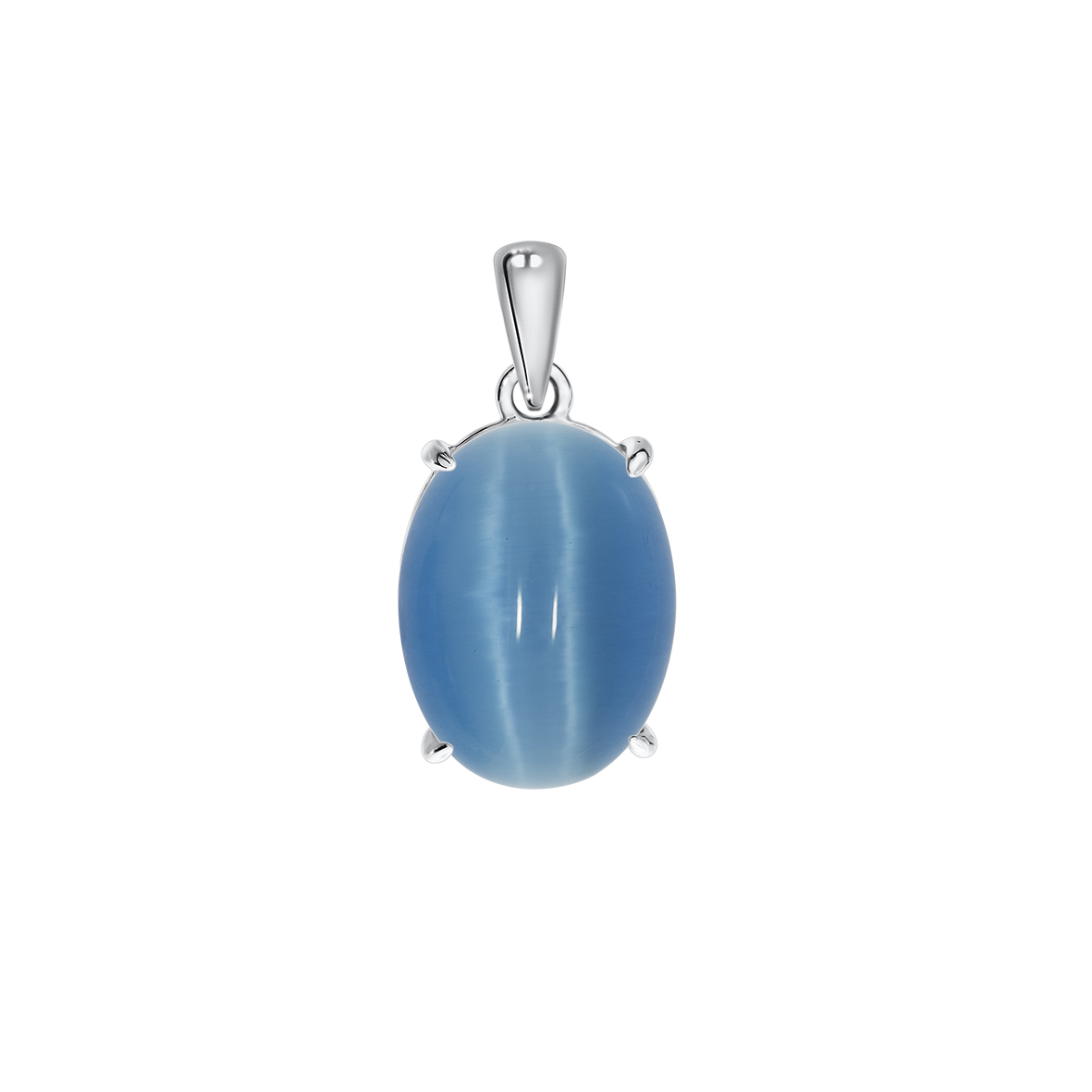 Купить оптом подвеска из серебра с кошачий глазом 3340260510-70 от Krasnoe