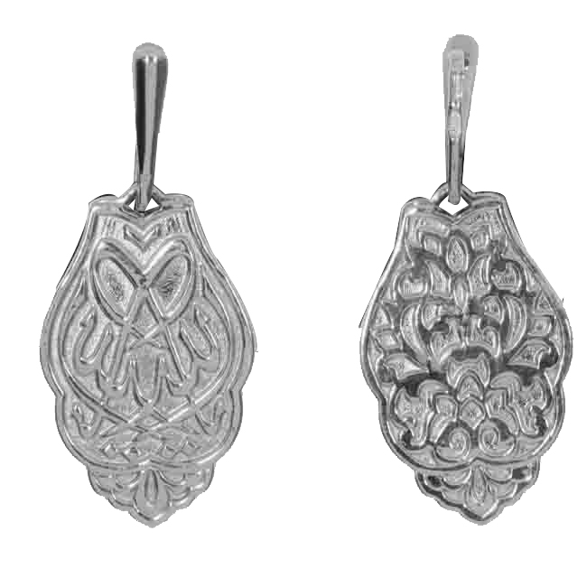 Купить оптом подвеска из серебра без вставок 3400035291 от Krasnoe