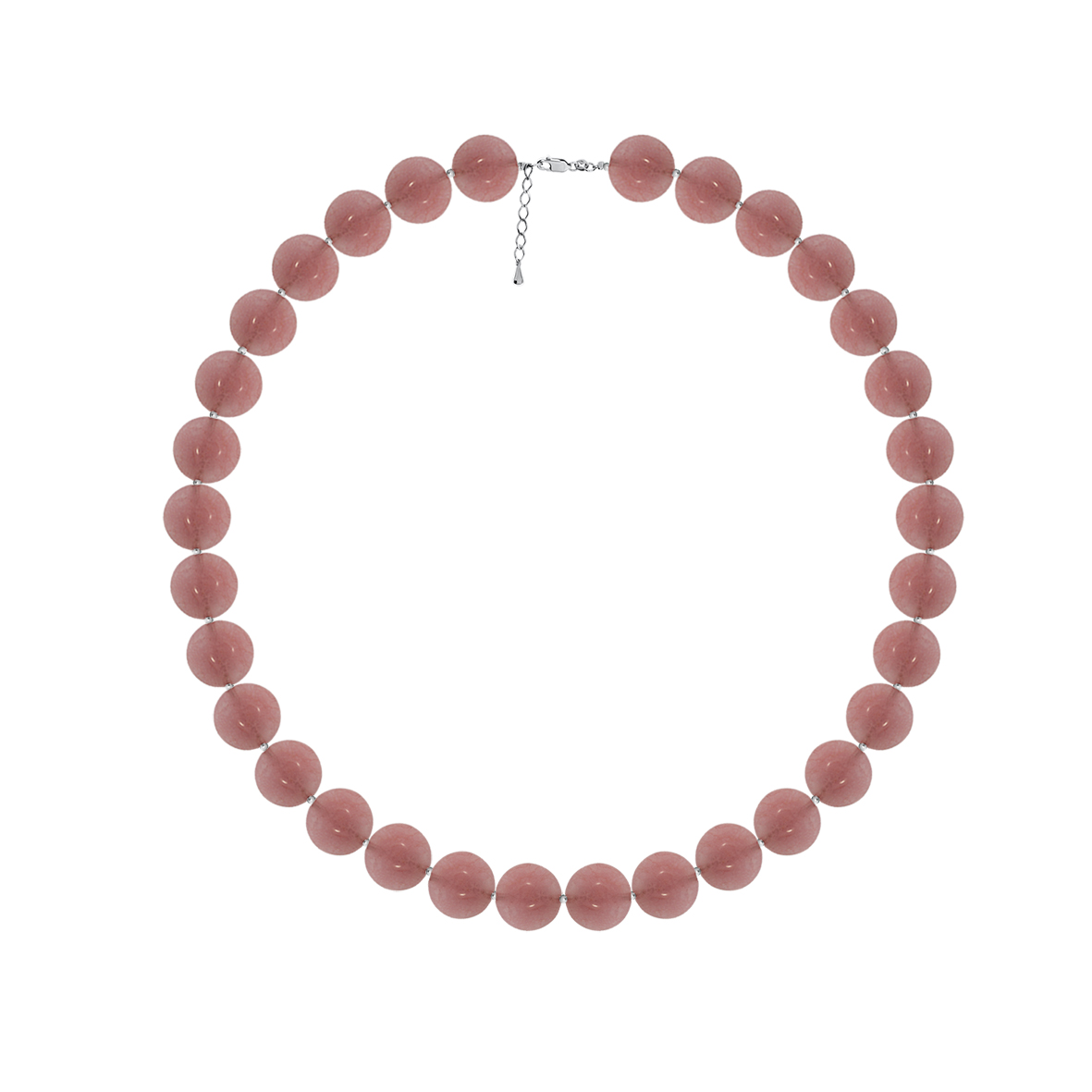 Купить оптом бусы из серебра с агатами 8340656144-45-30 от Krasnoe