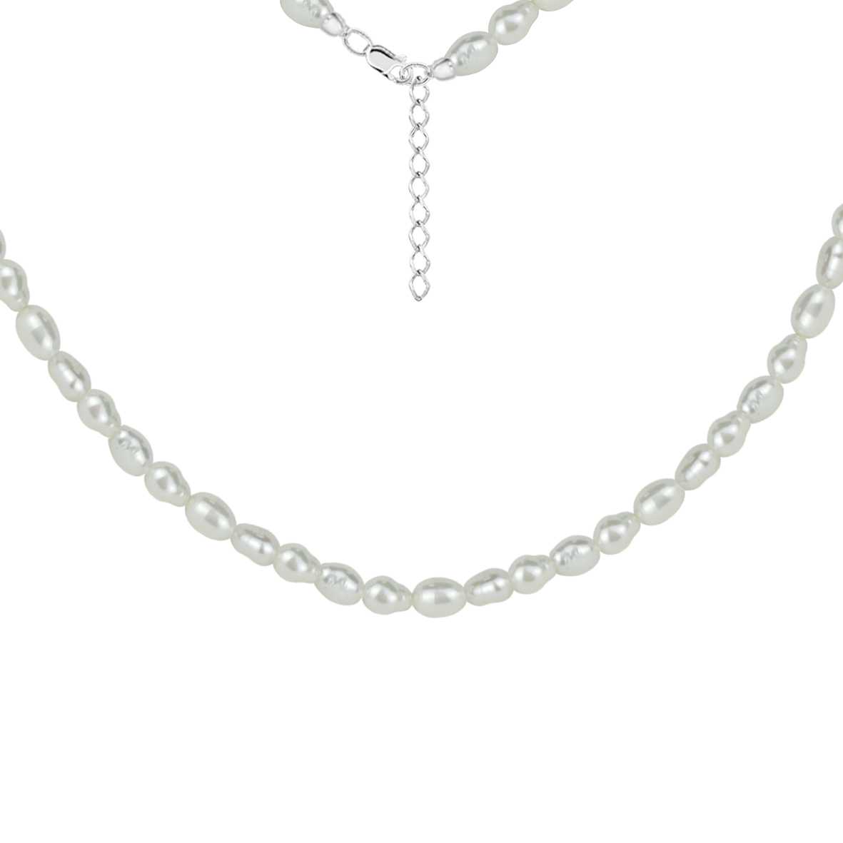 Купить оптом бусы из серебра с жемчугами 8340056247-40 от Krasnoe