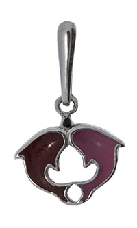 Купить оптом подвеска из серебра с эмалью 3340625030 от Krasnoe