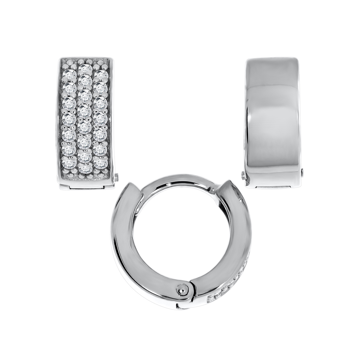 Купить оптом серьги из серебра с фианитами 2340201275л от Krasnoe