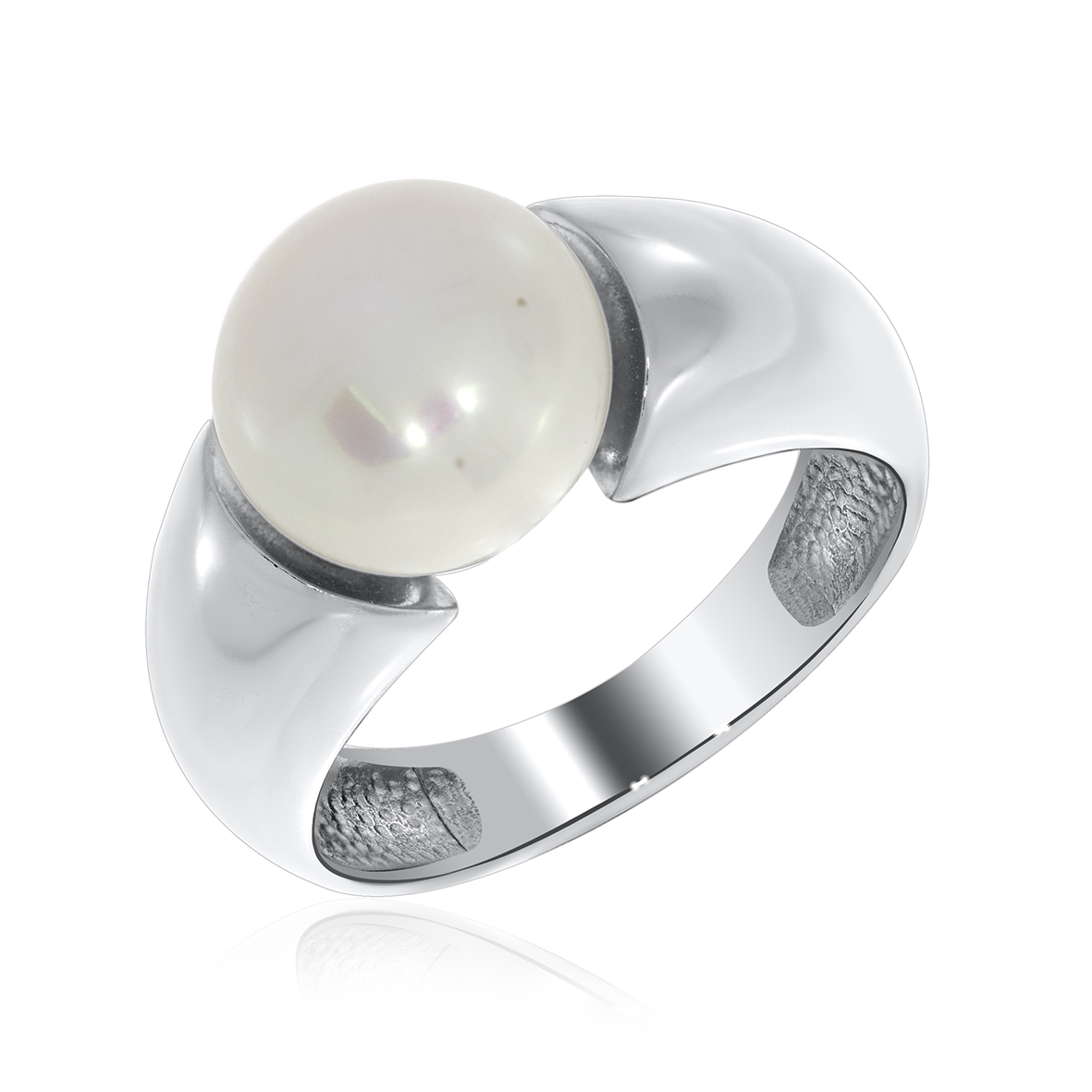 Купить оптом кольцо из серебра с жемчугом 1340051392 от Krasnoe