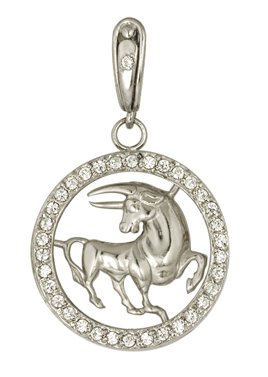 Купить оптом подвеска из серебра с фианитами 3R02231-11 от Krasnoe