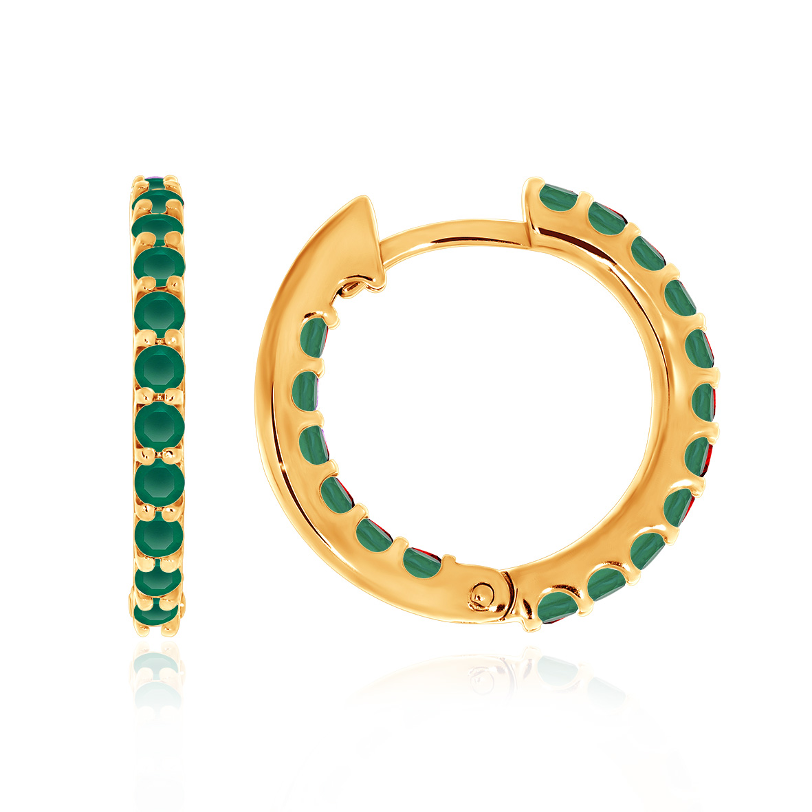 Купить оптом серьги из серебра с агатами 2320391315-60 от Krasnoe