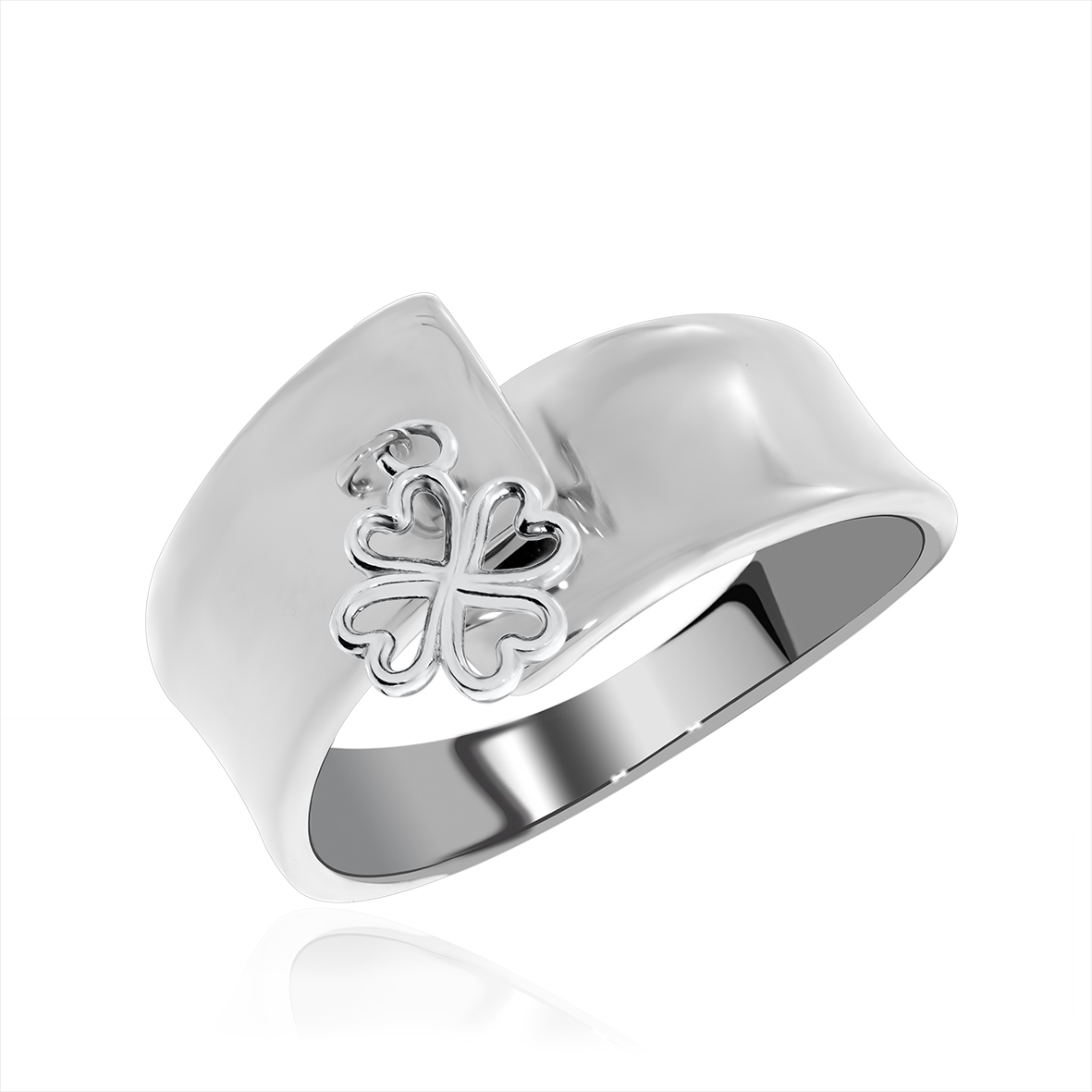 Купить оптом кольцо из серебра без вставок 1340401733-3 от Krasnoe