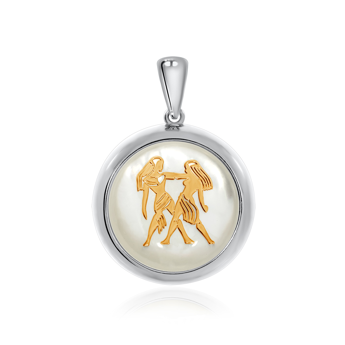 Купить оптом подвеска из серебра с перламутром 3340490399-3 от Krasnoe