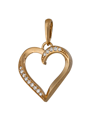 Купить оптом подвеска из серебра с фианитами 3202033502л от Krasnoe