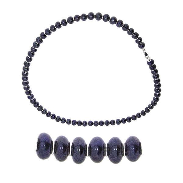 Купить оптом бусы из серебра с жемчугами 8340056013-50 от Krasnoe