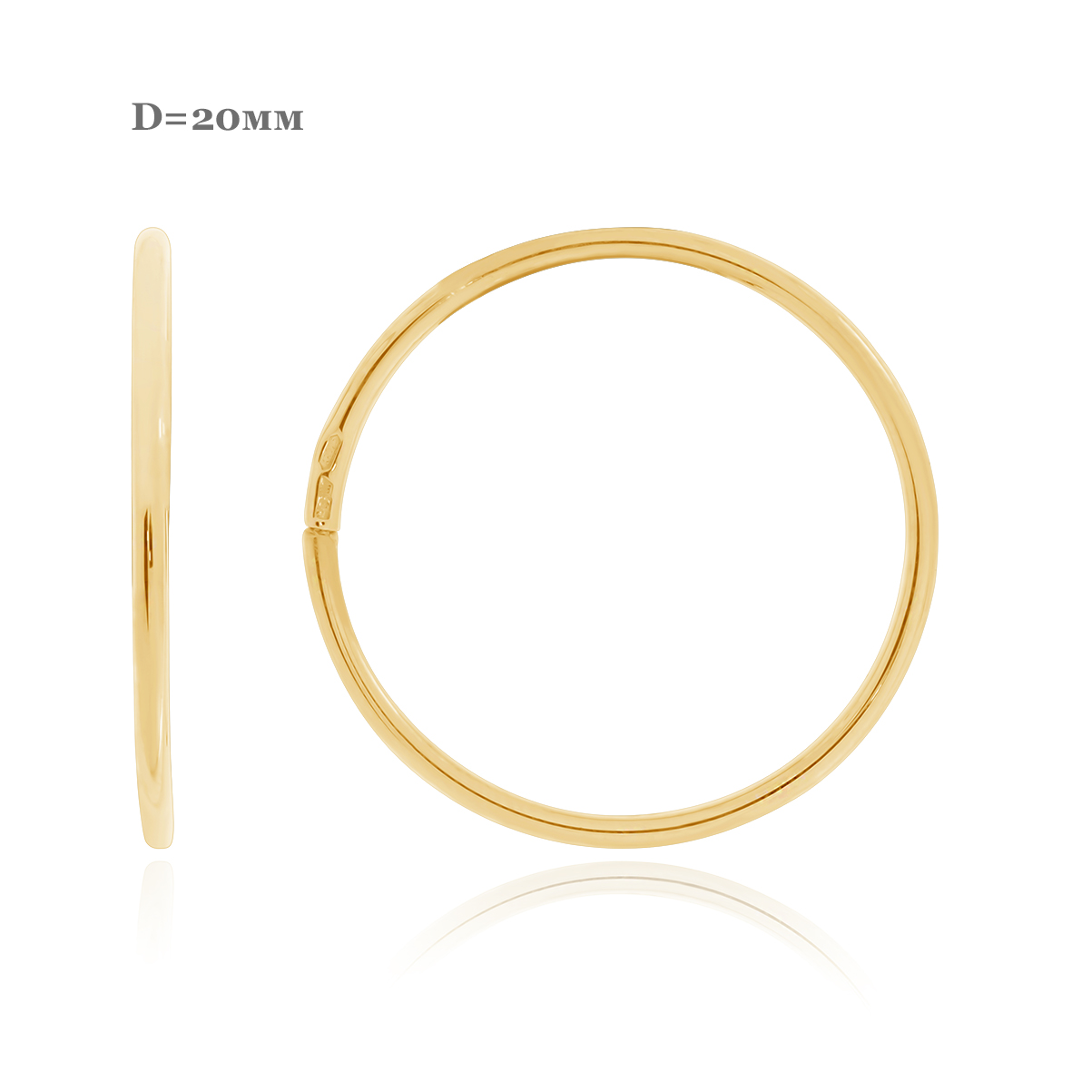 Купить оптом серьги из серебра без вставок 2320402820 от Krasnoe