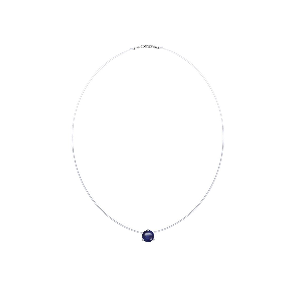 Купить оптом колье из серебра с ситаллом 8340883058-42-82 от Krasnoe