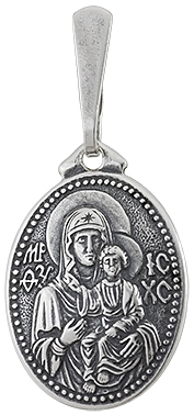 Купить оптом подвеска из серебра без вставок 3401035223 от Krasnoe