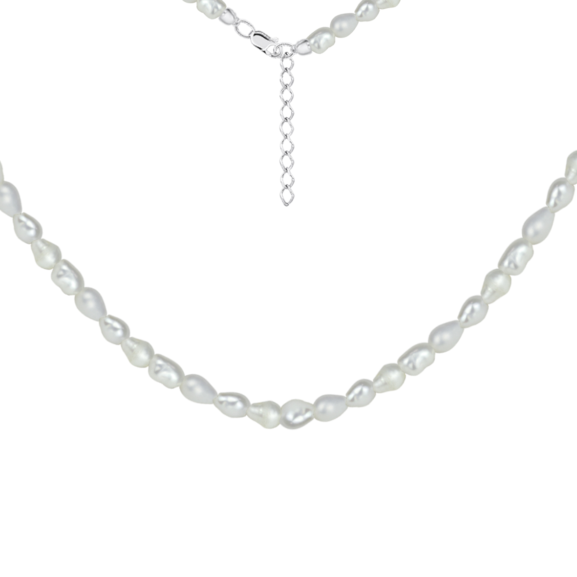 Купить оптом бусы из серебра с жемчугами 8340056246-38 от Krasnoe