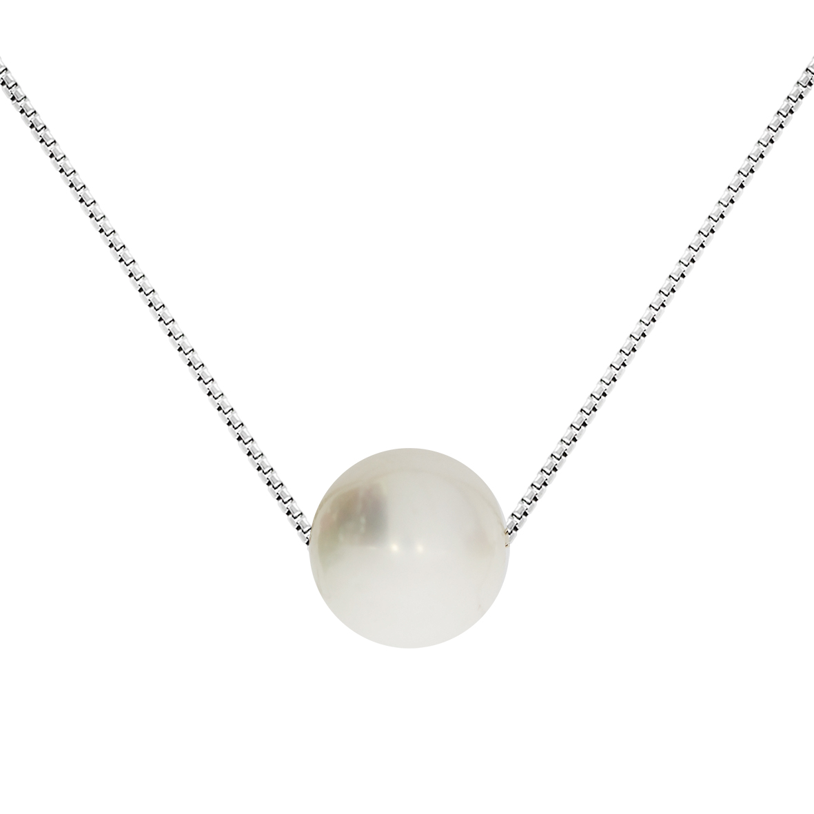 Купить оптом колье из серебра с жемчугом 8340053060-40 от Krasnoe