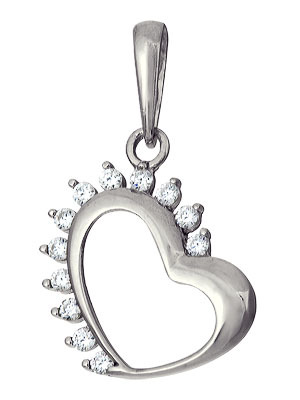 Купить оптом подвеска из серебра с фианитами 3207033512 от Krasnoe