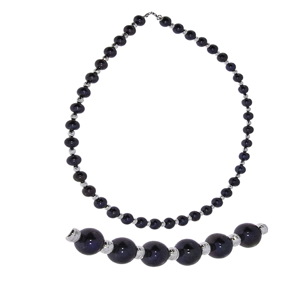 Купить оптом бусы из серебра с жемчугами 8340056012-50 от Krasnoe