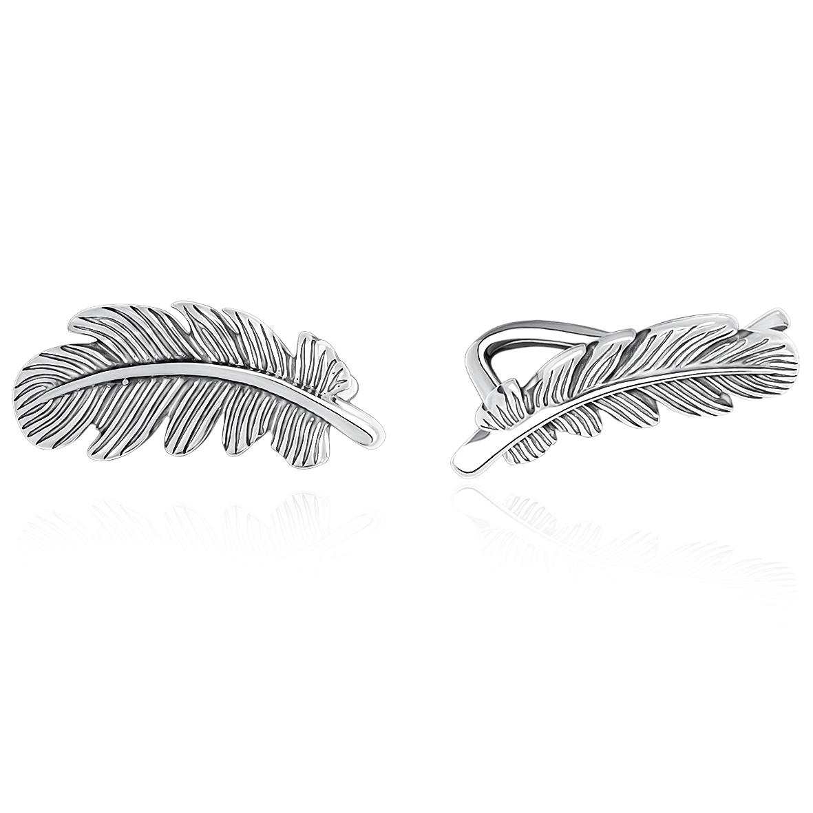 Купить оптом серьги из серебра без вставок 2340405413 от Krasnoe