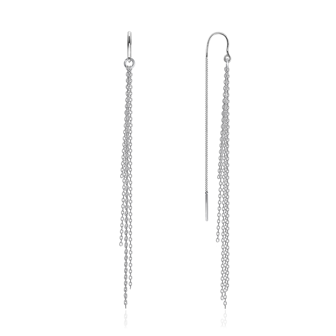 Купить оптом серьги из серебра без вставок 2340401635-9 от Krasnoe