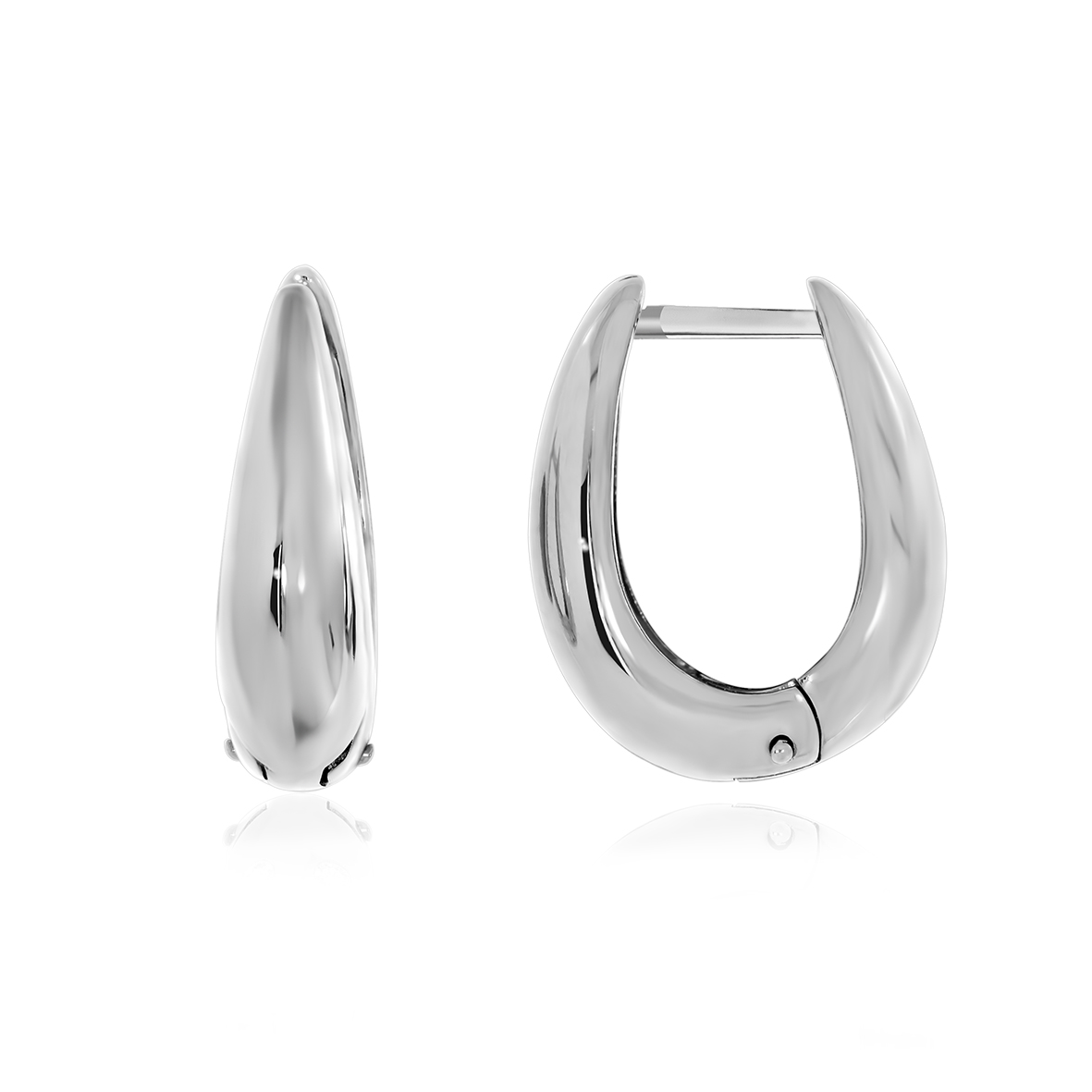 Купить оптом серьги из серебра без вставок 2340401270 от Krasnoe