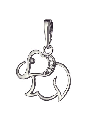 Купить оптом подвеска из серебра с фианитом 3207033741 от Krasnoe