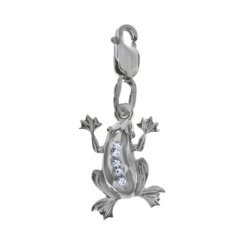 Купить оптом подвеска из серебра с фианитом 3207033747л-1 от Krasnoe