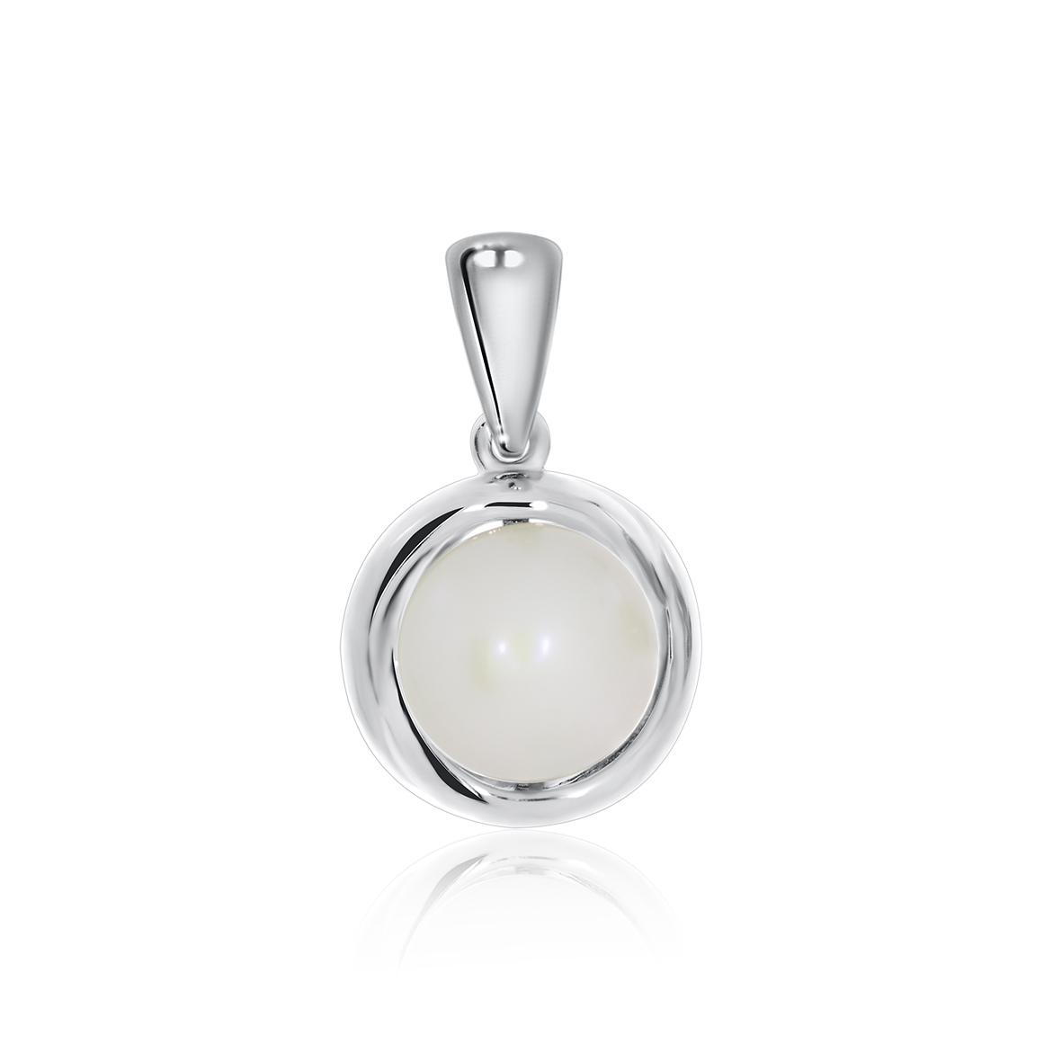 Купить оптом подвеска из серебра с жемчугом 3340050863 от Krasnoe