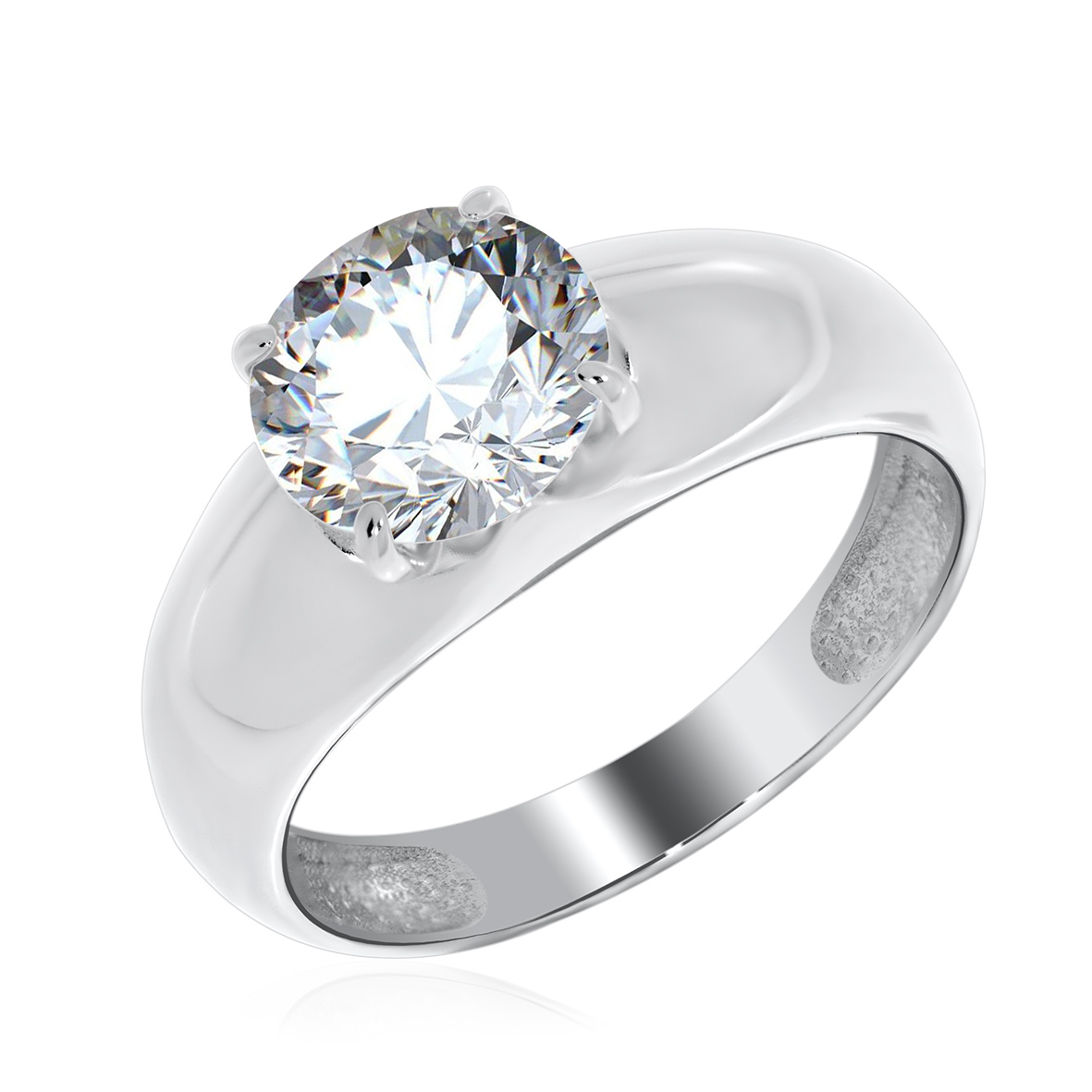 Купить оптом кольцо из серебра фианитом 1340201115-1 от Krasnoe