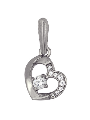 Купить оптом подвеска из серебра с фианитами 3207033327 от Krasnoe