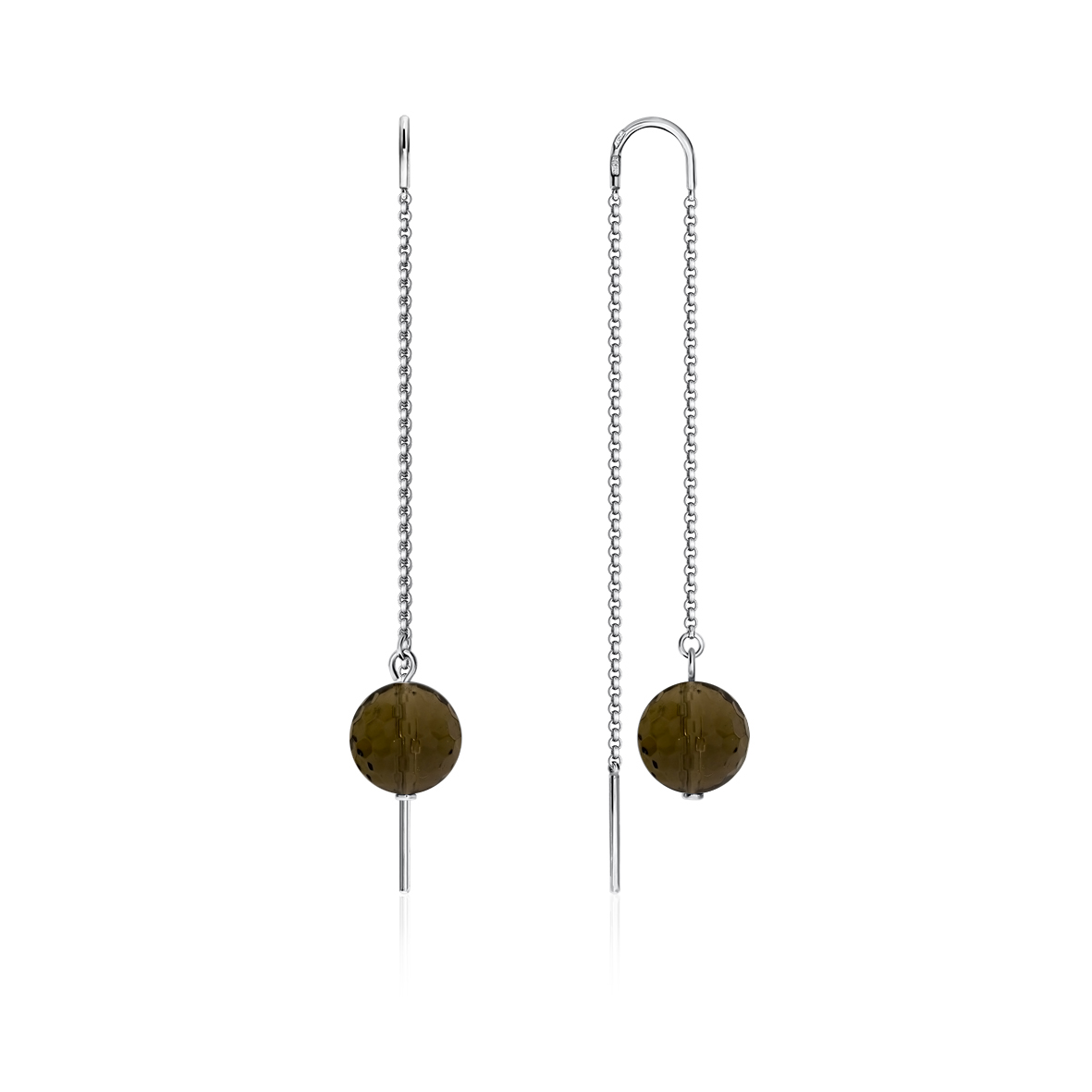 Купить оптом серьги из серебра с топазами 2340100712-1 от Krasnoe