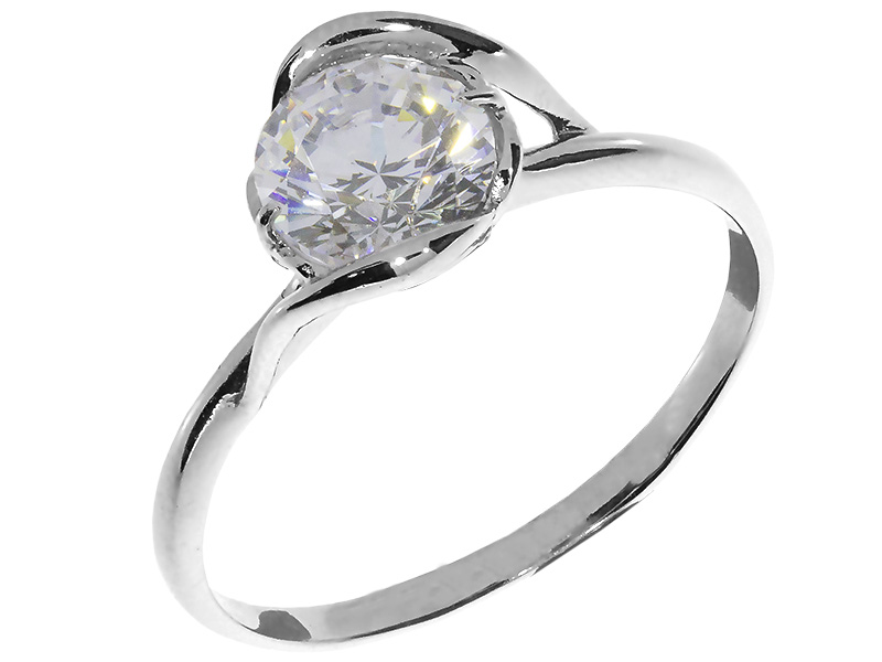 Купить оптом кольцо из серебра фианитом 3207002815-4 от Krasnoe